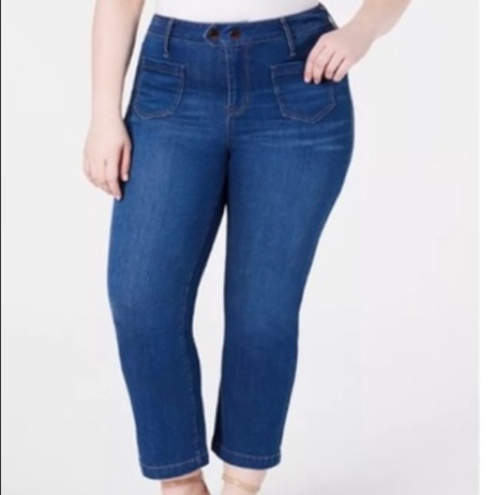 Seven7 Jeans Plus Size Cropped Jeans